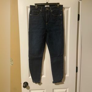 LOFT “the skinny” jeans. Size 10. Dark wash.